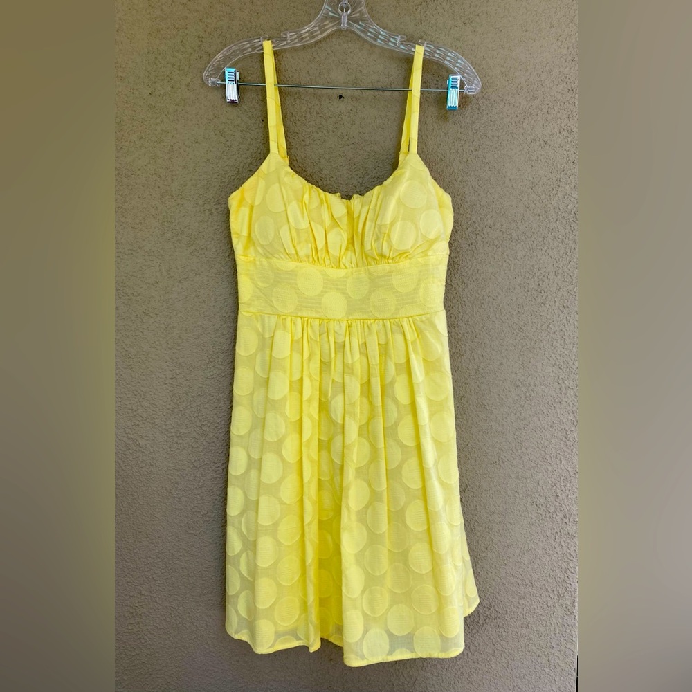 Yellow Polka Dot Sundress